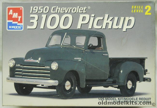AMT 1/25 1950 Chevrolet 3100 Pickup Truck, 6437 plastic model kit